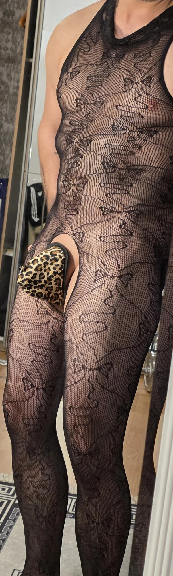 İç çamaşırlı bodystocking try-out-haul resimleri
