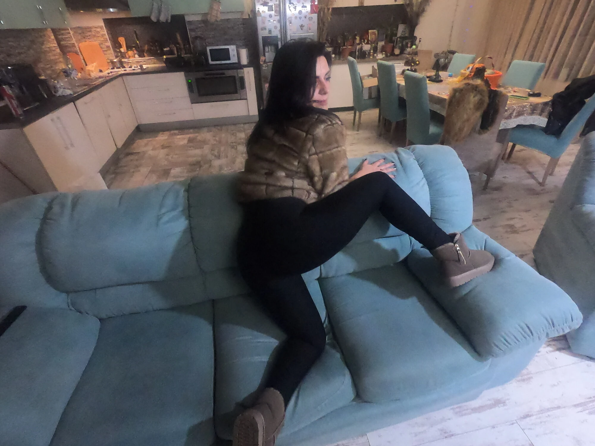 Очень сексуальная шуба