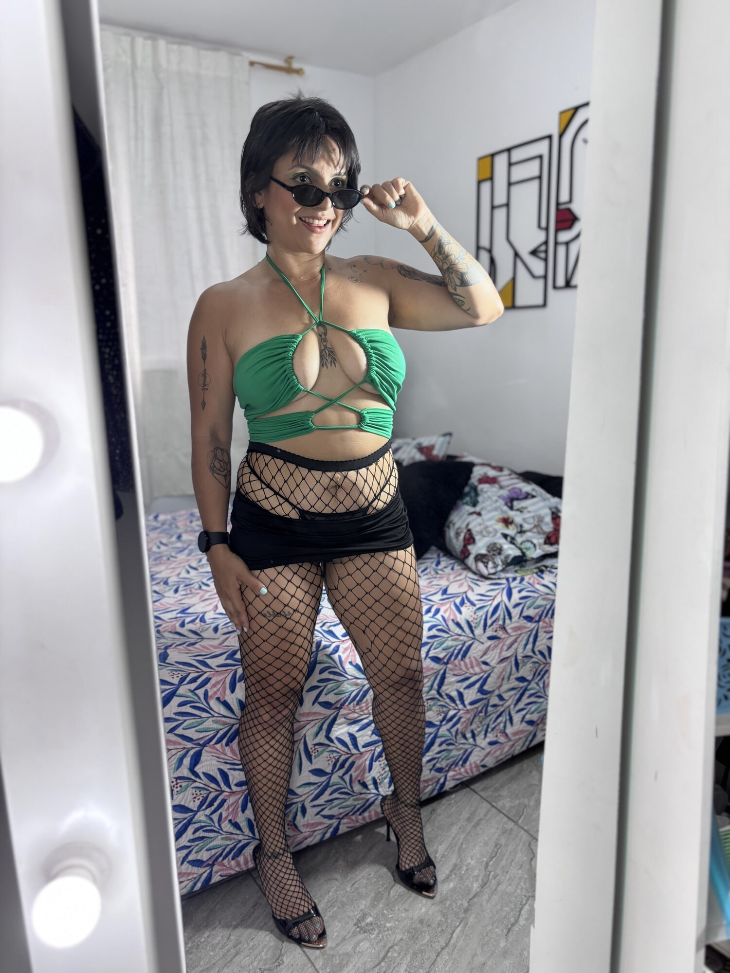 Çok iyi bir orta yaşlı seksi kadın