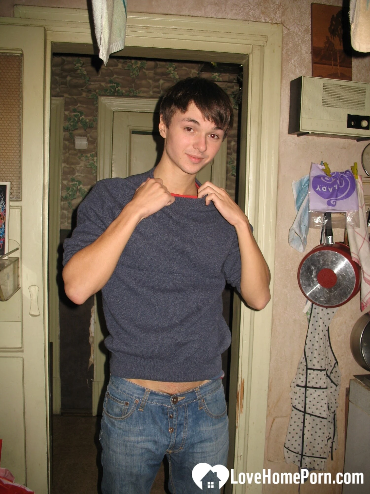 Sister's friend gets slammed in the kitchen #4