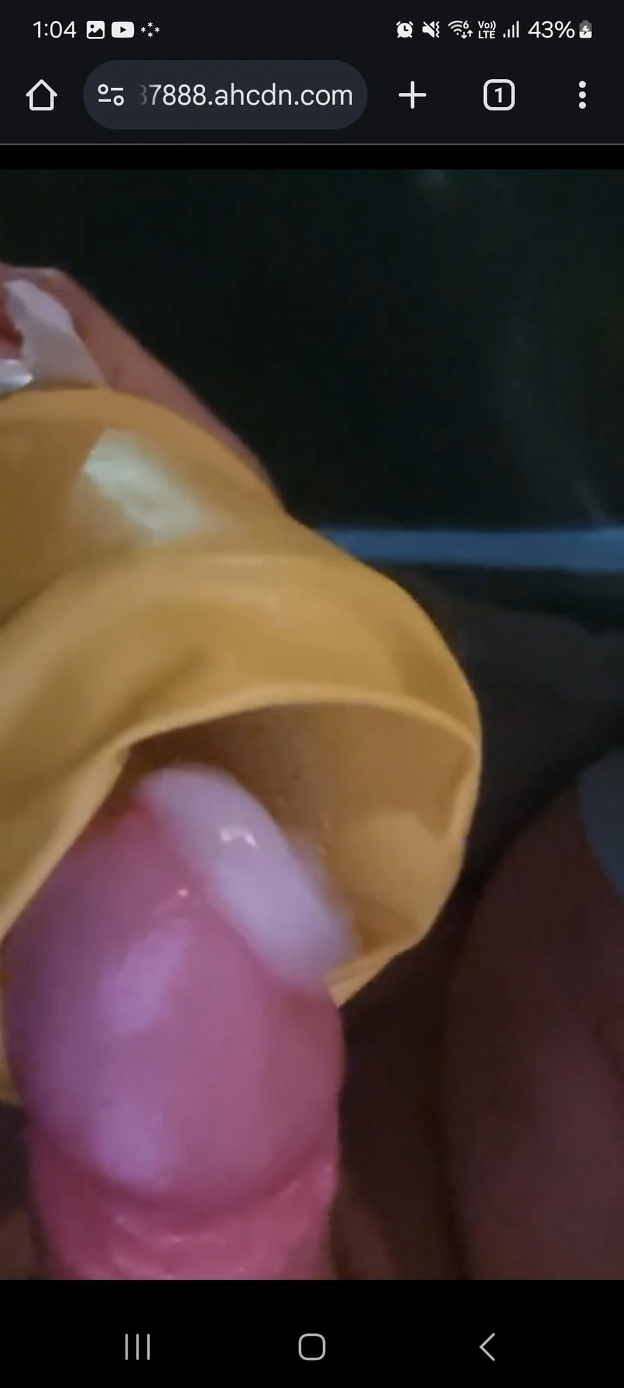 Мой кончающий член