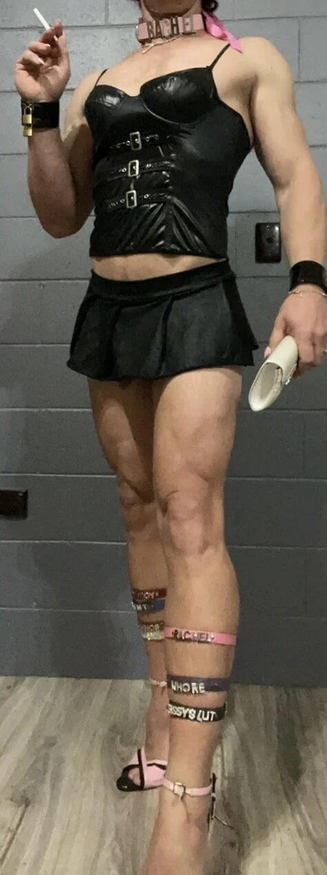 Smoking Sissy Posing