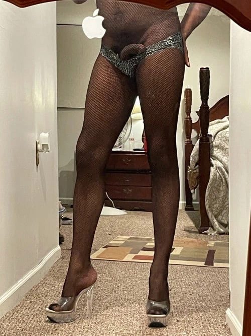 High Heels, Fishnets and Panties 