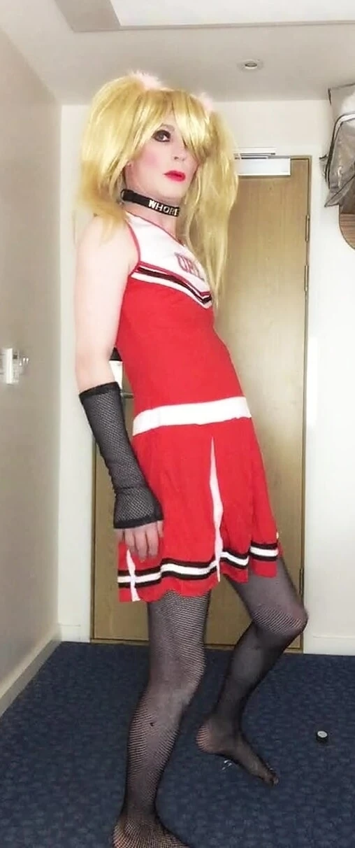 Sissy cheerleader