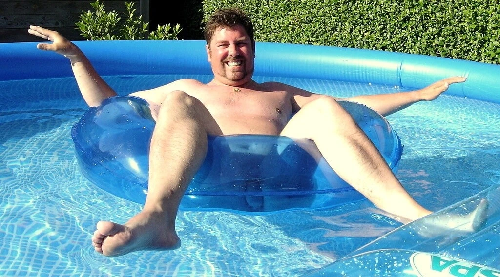 Zwembad'da Jo Vandenbulcke