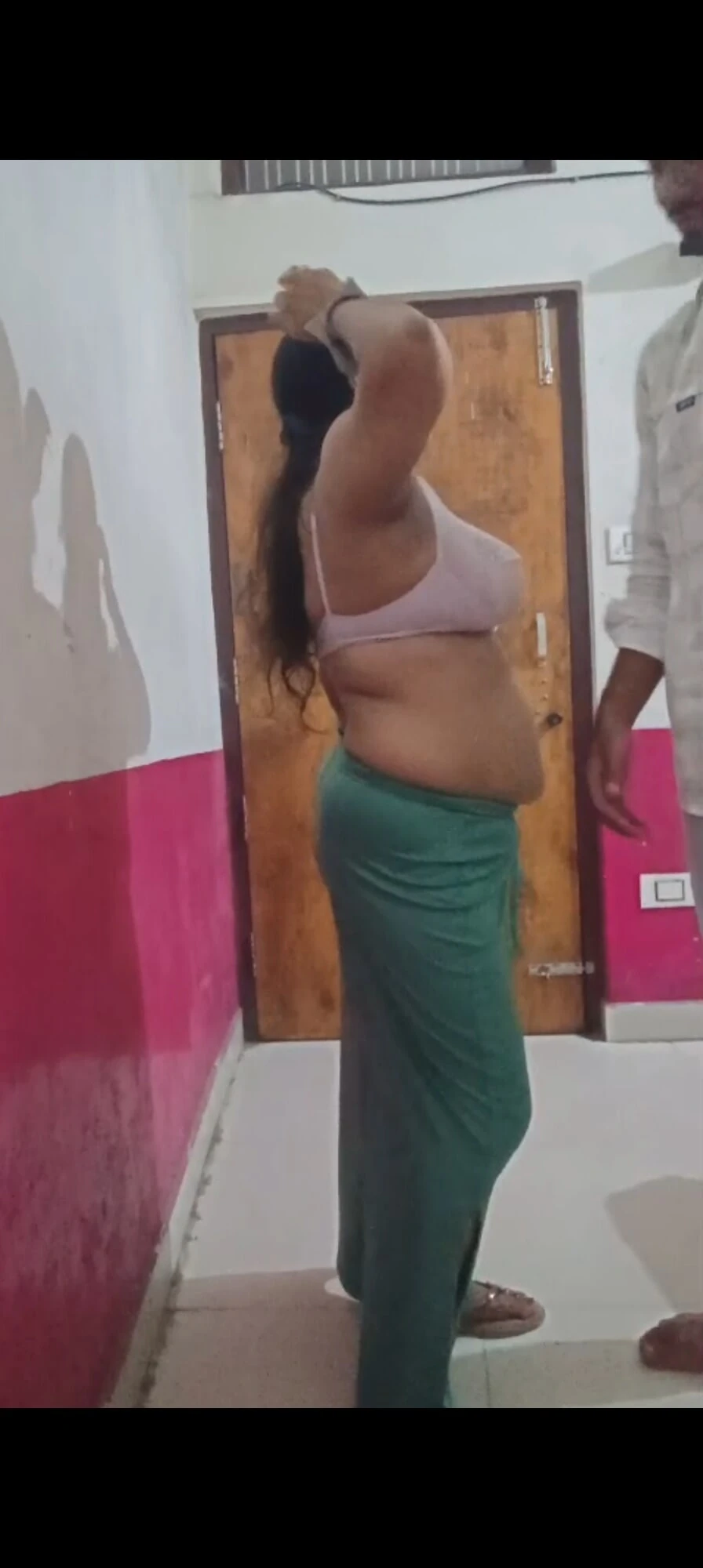 Indian cuckold wife sex in hotel infront of her husband 