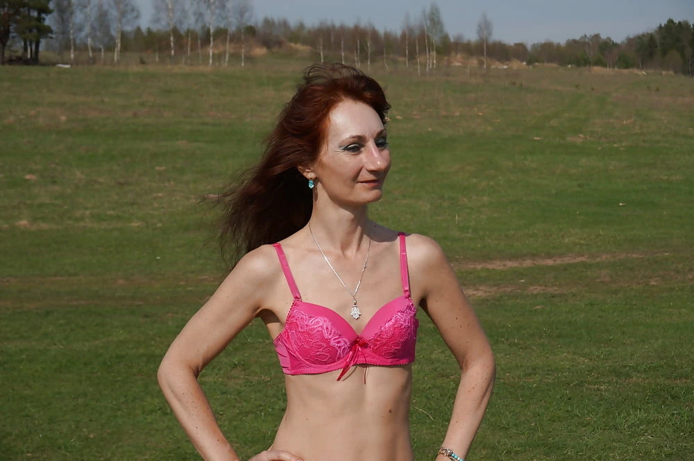 Açık kırmızı bikini