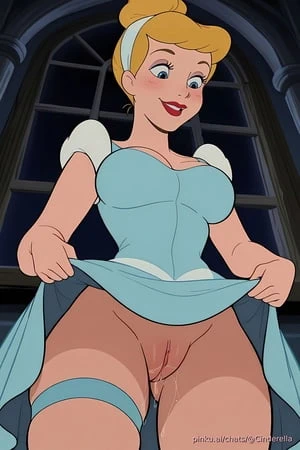 Cinderella gece yarısına kadar mastürbasyon yapıyor (pinku ai)