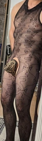 İç çamaşırlı bodystocking try-out-haul resimleri