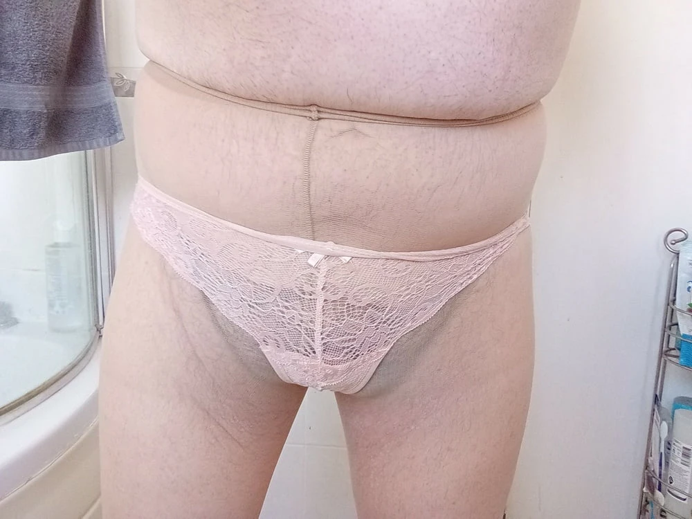 Panties and tan pantyhose #2