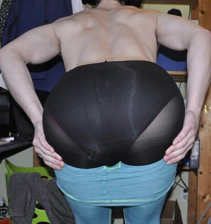 My Ass (again) see through and panties