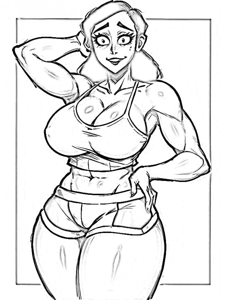 Yetişkin NSFW Boyama Kitapları #35 Karanlık Gotik Baskı