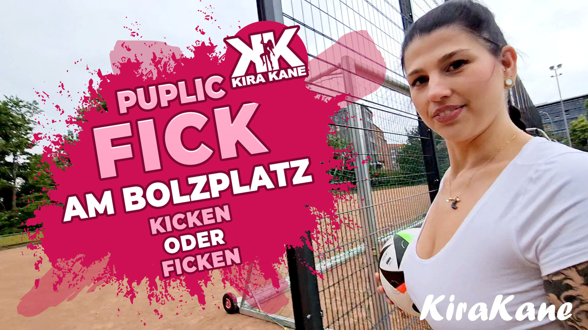 Kira kane - futbol sahasında halka açık sikilme