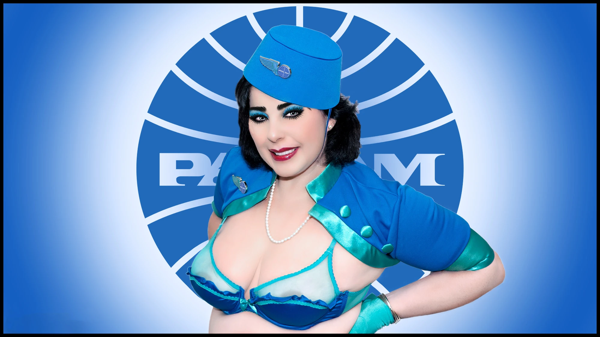 Amelie Blue Stewardess