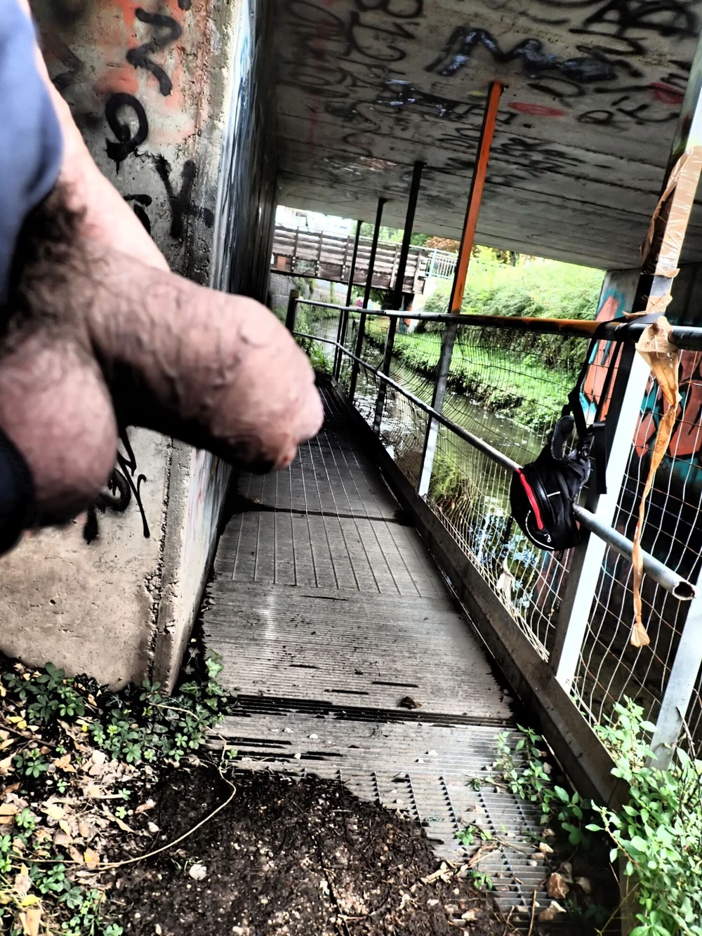 when he runs away... he runs away