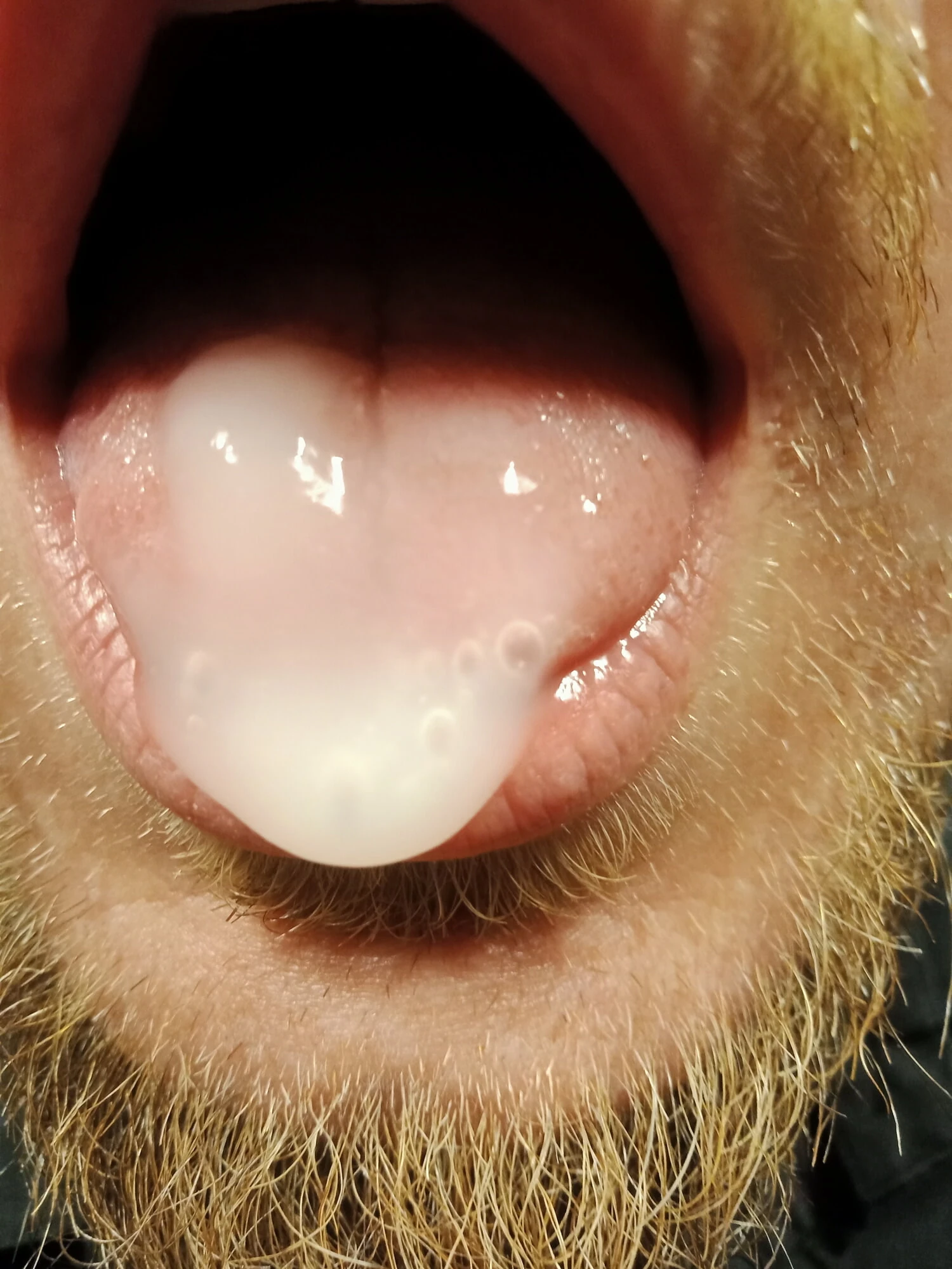 Cum on mounth #6