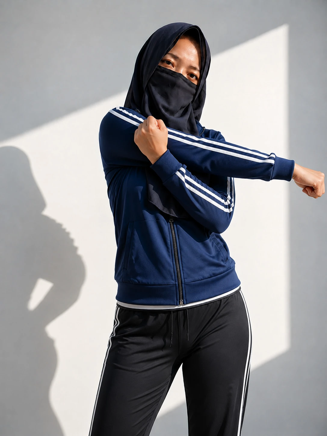 Asian Sporty Hijab Niqabi Girl - Minokiiko #2