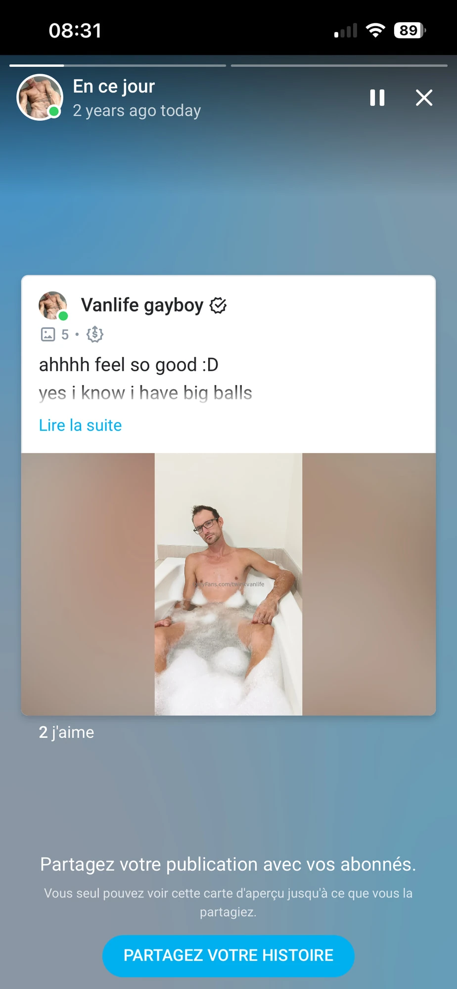 Banyo yapıyorum