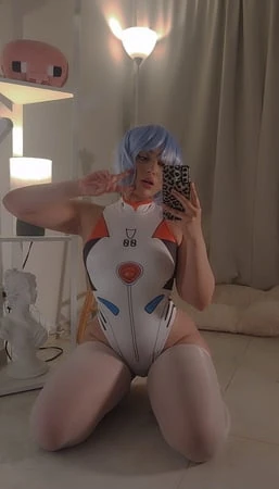 Rei Evangelion cosplay