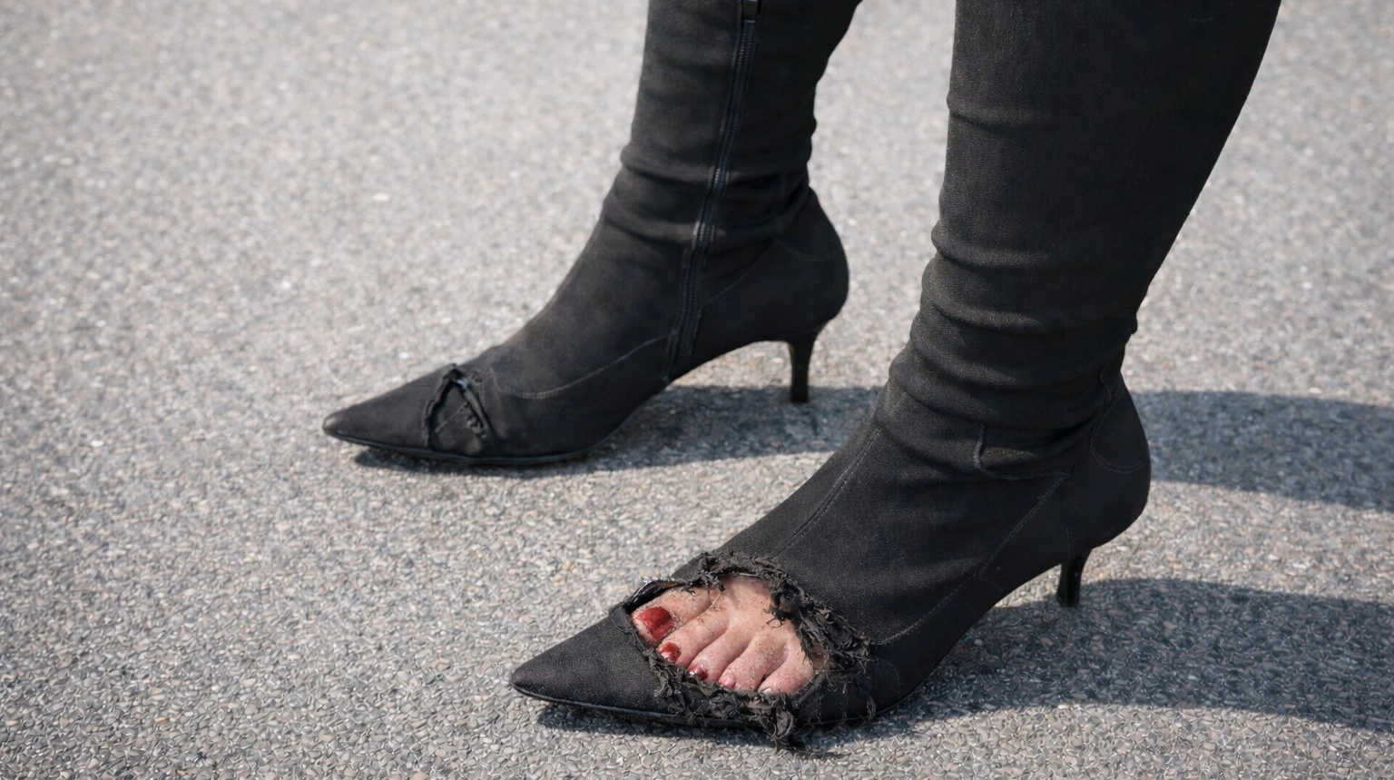 Kız arkadaşımın kokmuş ve terli ayakları