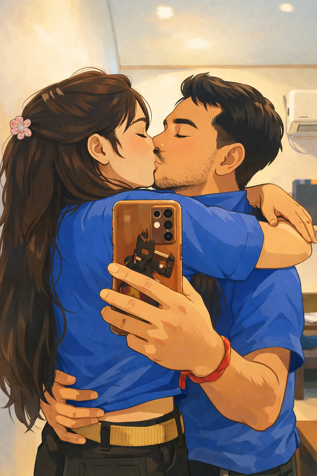 Öpücük bir sanattır ve bu sanatta ustayım 