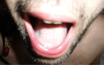 cum in mounth