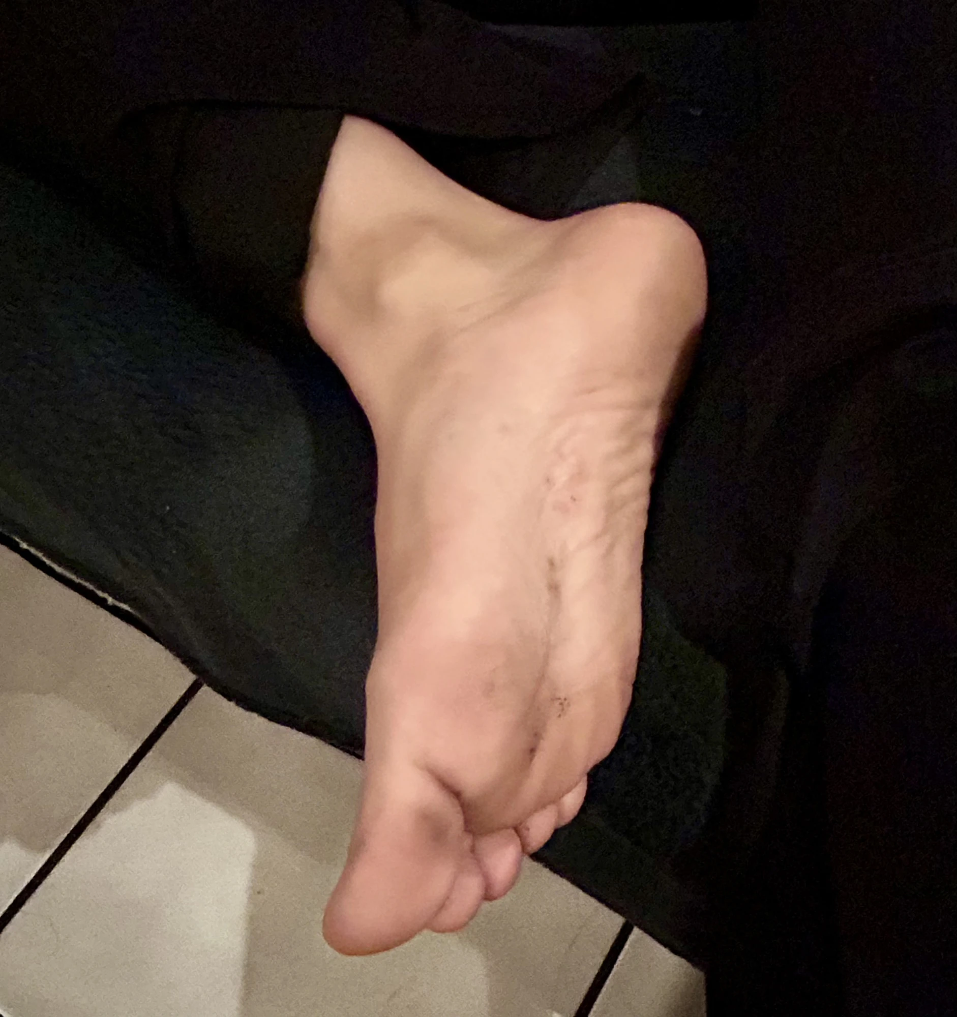 Showing off her feet #3