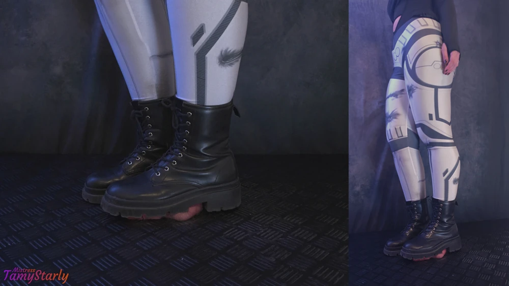 Testing Your Cock and Balls Durability - two pair of boots #4