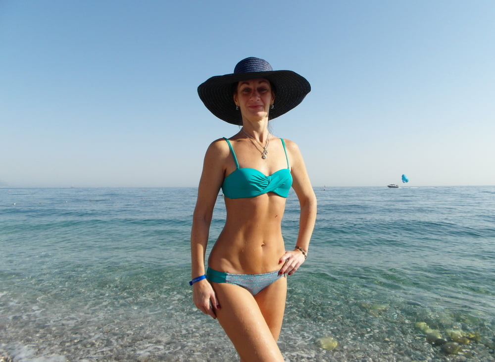 Alanya plajında, Türkiye
