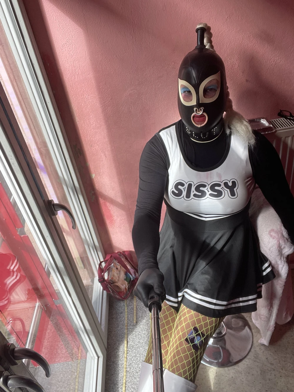 I'm sitting in the window of the red light district #3