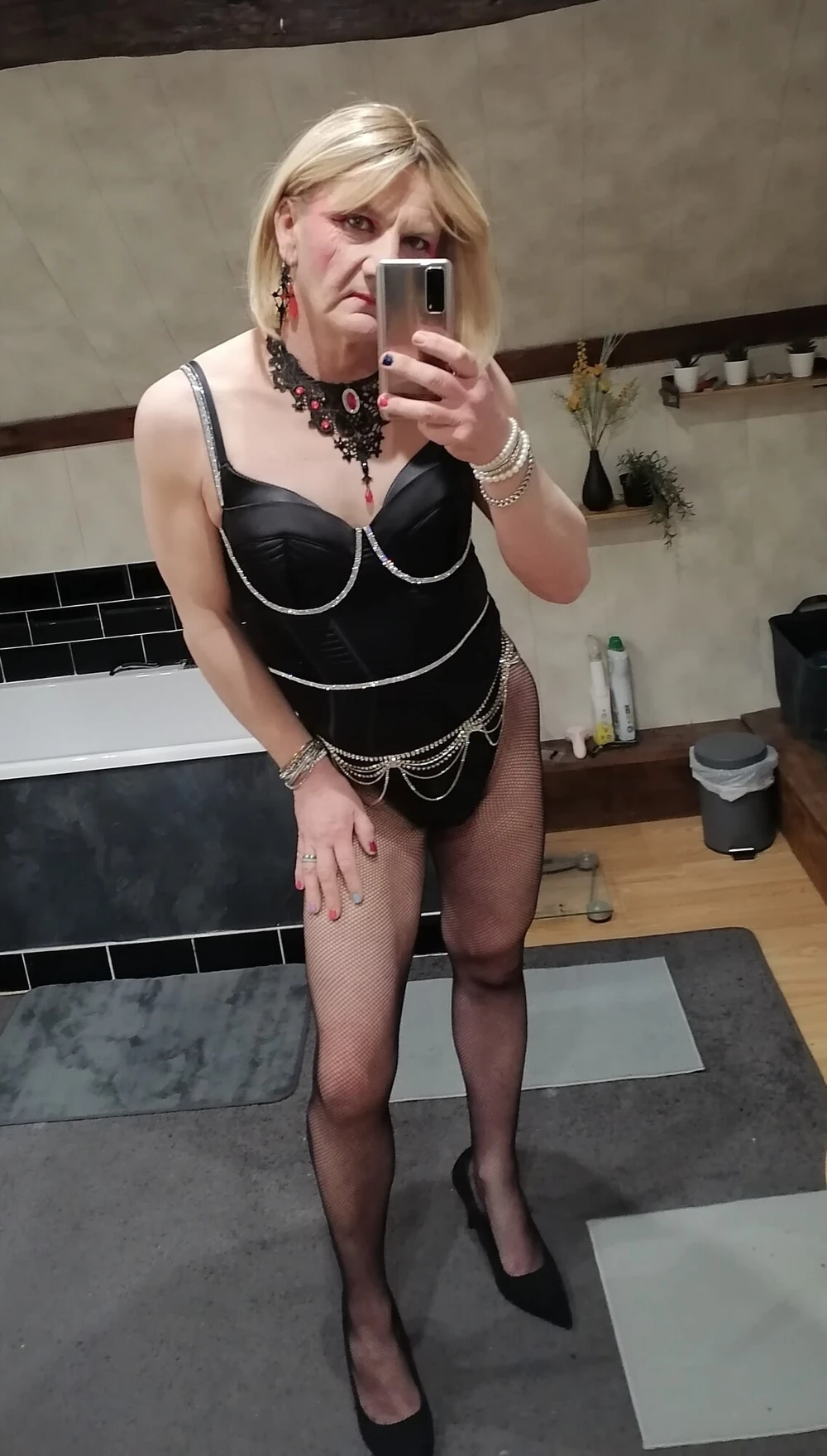 Black bodysuit Sissy Dee Dee #4