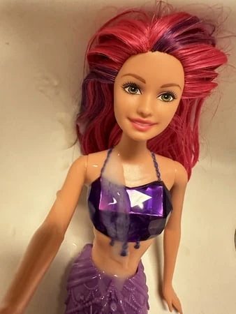 Cindy'ye boşalma (barbie denizkızı bebeği) döl 2