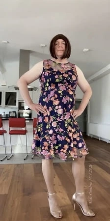 Nicki-Crossdress Yazlık Elbise & Topuklu Ayakkabılar