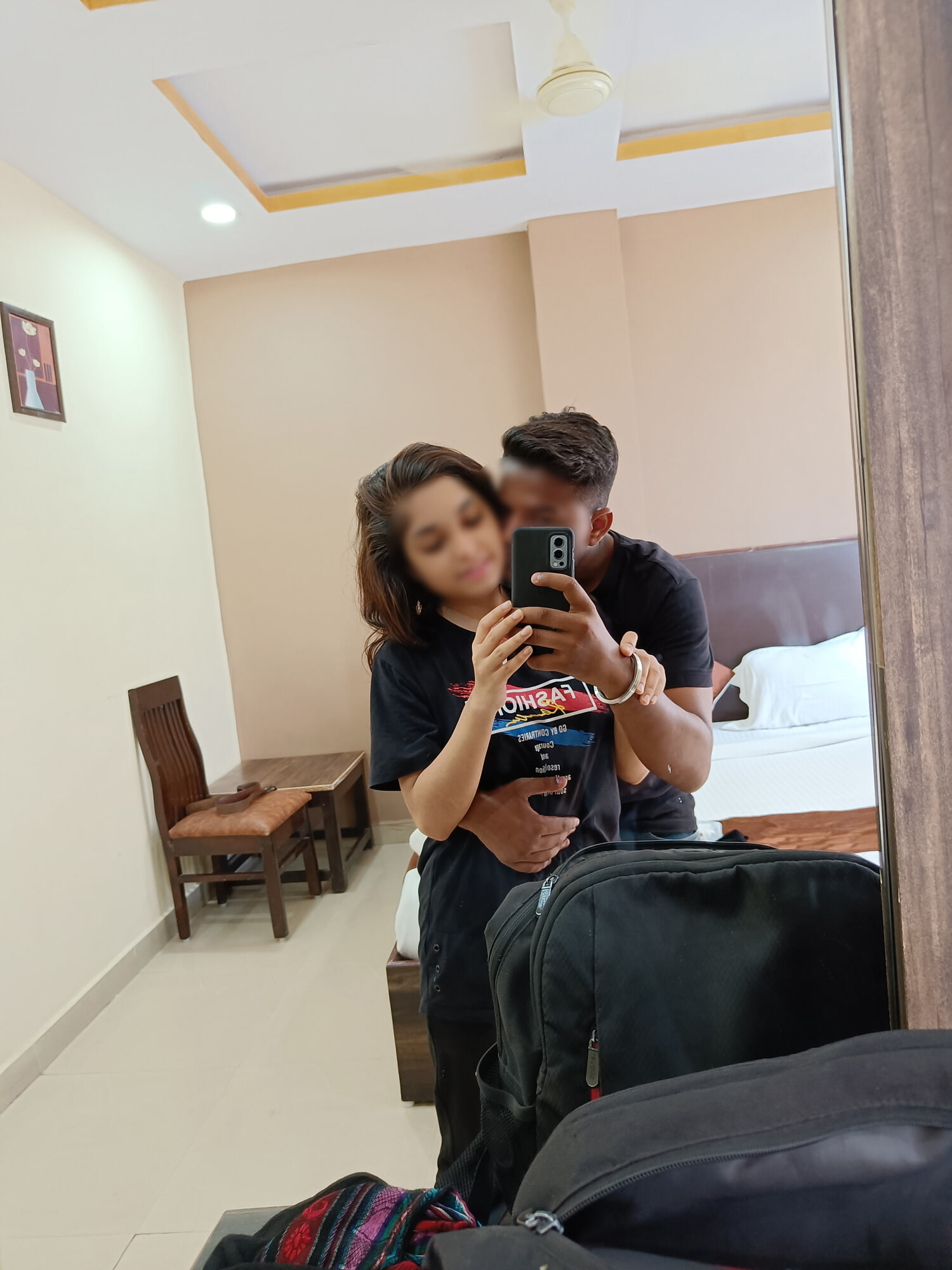 Couple Slaves Are Falling In Love, Kissing Each Other 