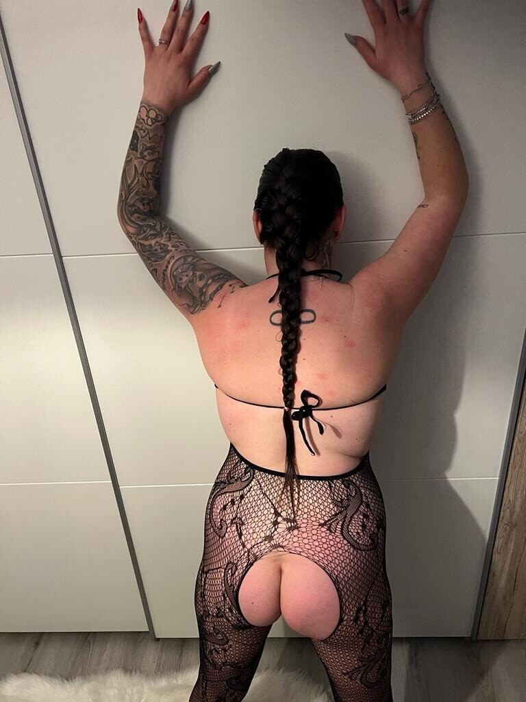 Pregnant slut in lingerie 