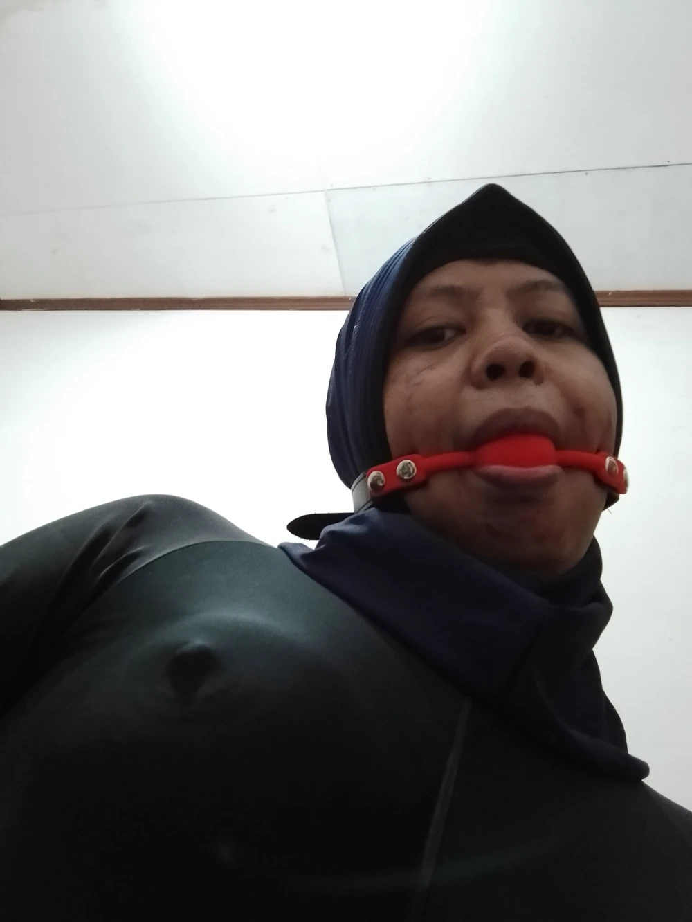 Hijab ballgag #4