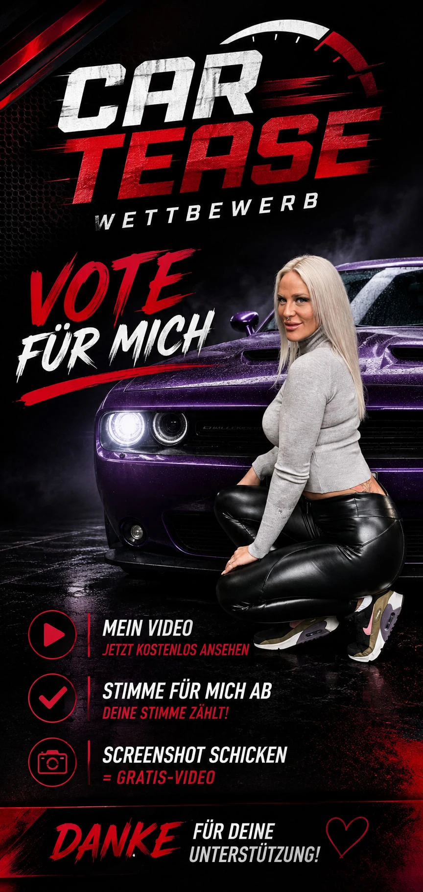 Car Tease Wettbewerb
