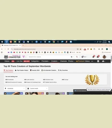 Şu anda dünya çapında 29 numaralı trans yaratıcısıyım