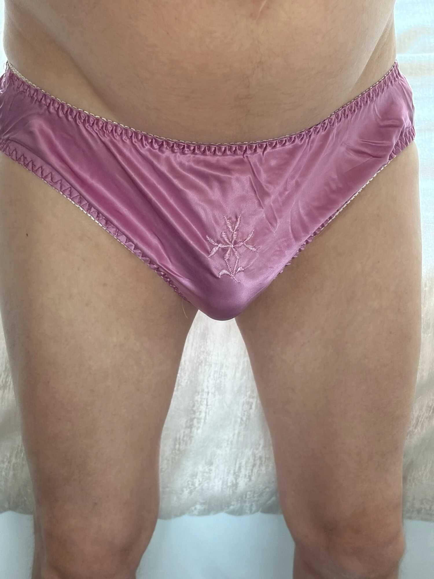 Pink Satin Panties #2