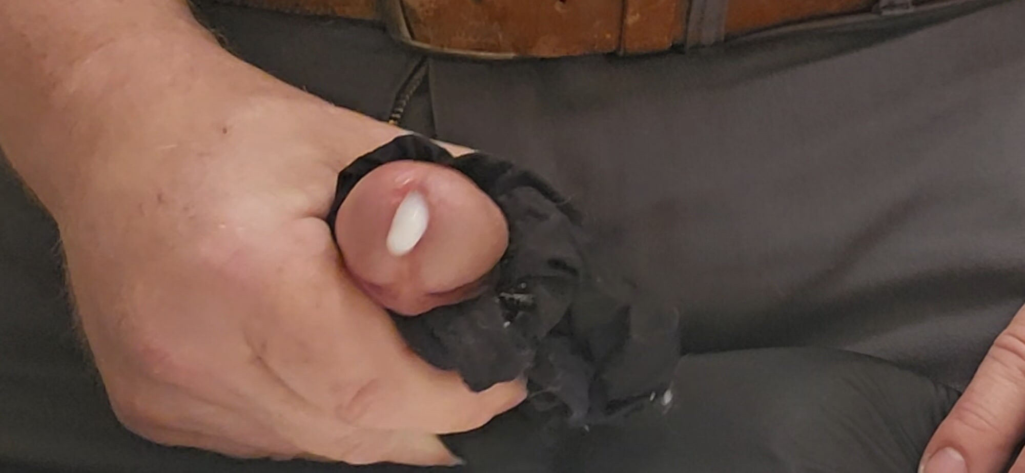 Külotla masterbating yakın çekim