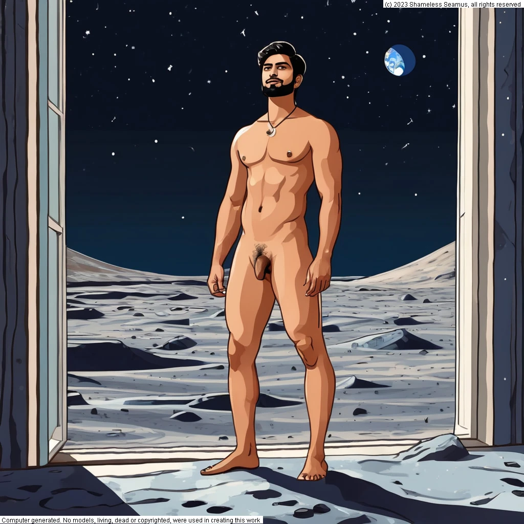 Ay üzerindeki adam
