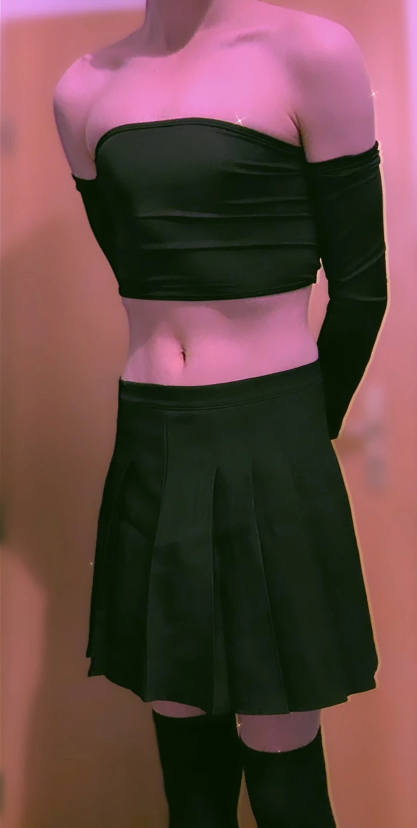 Sevimli etekli kadın