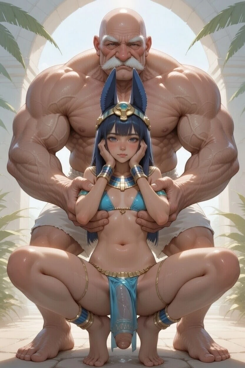 Yaşlı tombul erkekler transa karşı