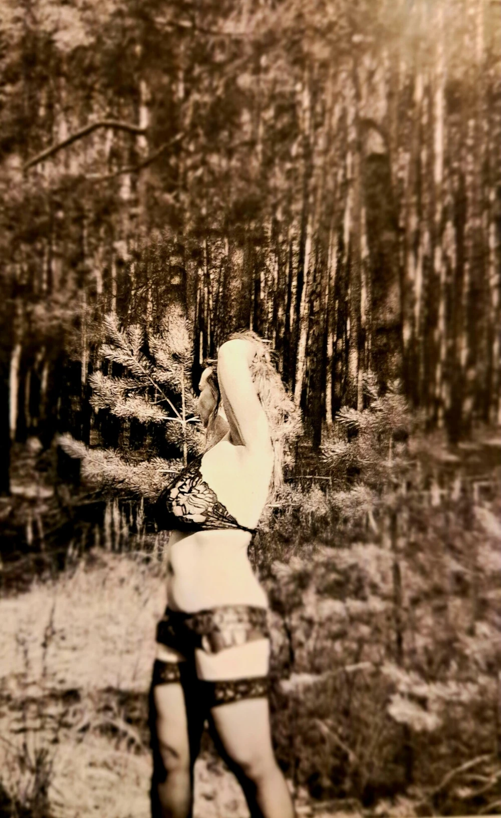 Erotic photos in the forest #4