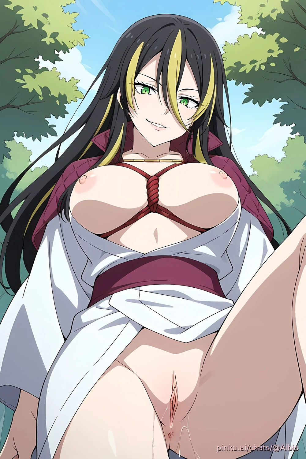 Albis public shibari and anal beads (TenSura pinku ai dating #2