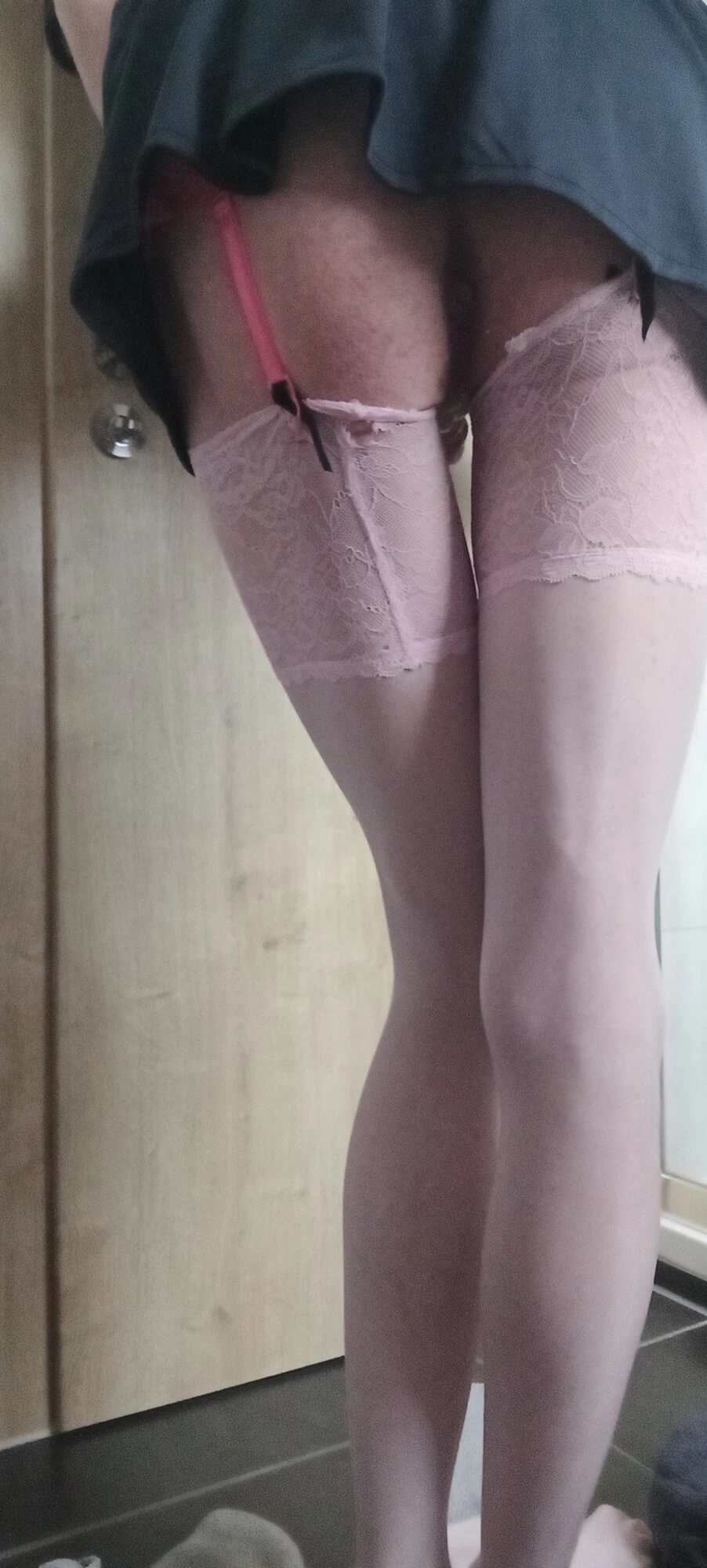 Seksi naylon tina 
