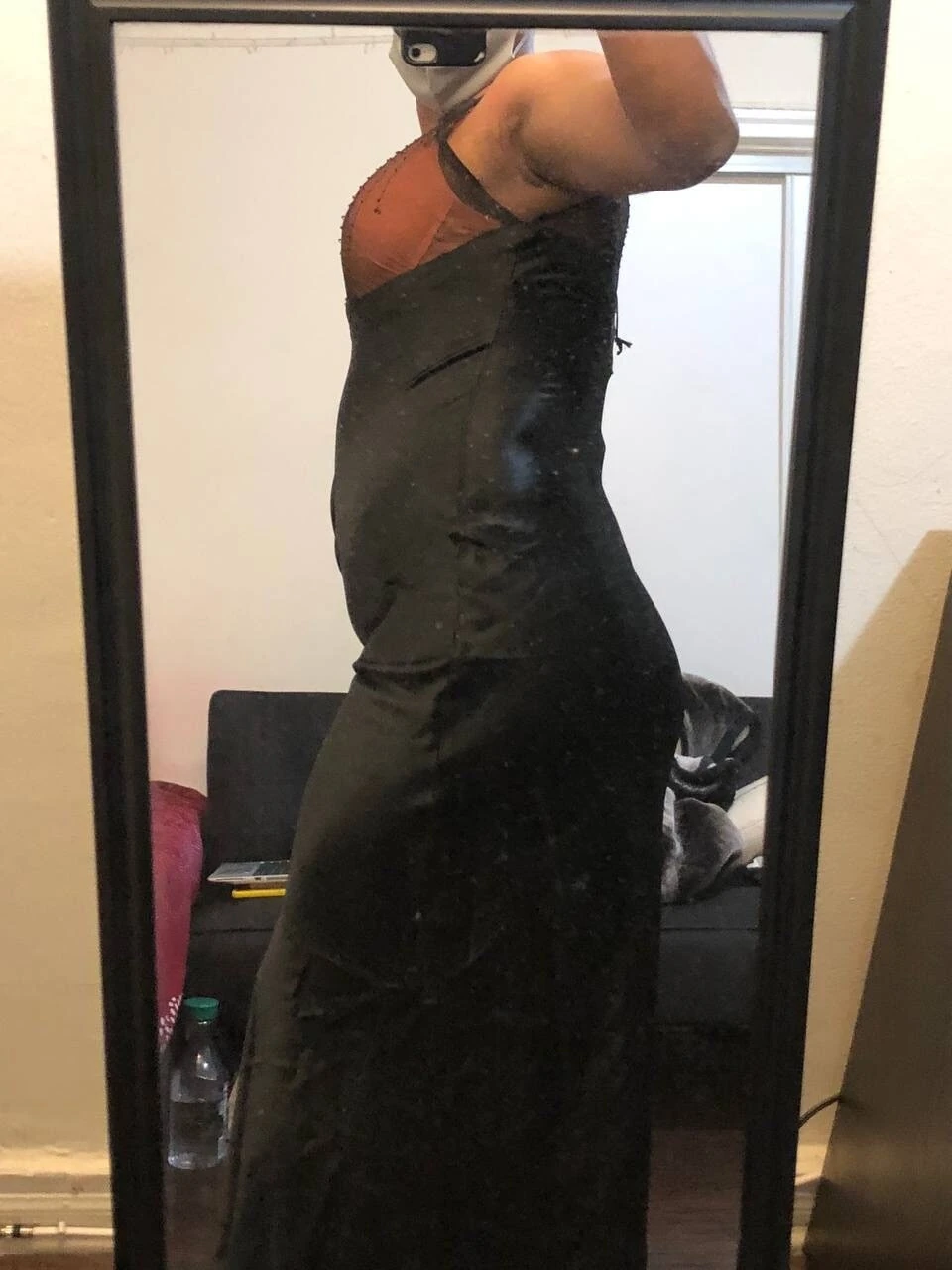 Seksi kadın kılıklı travesti