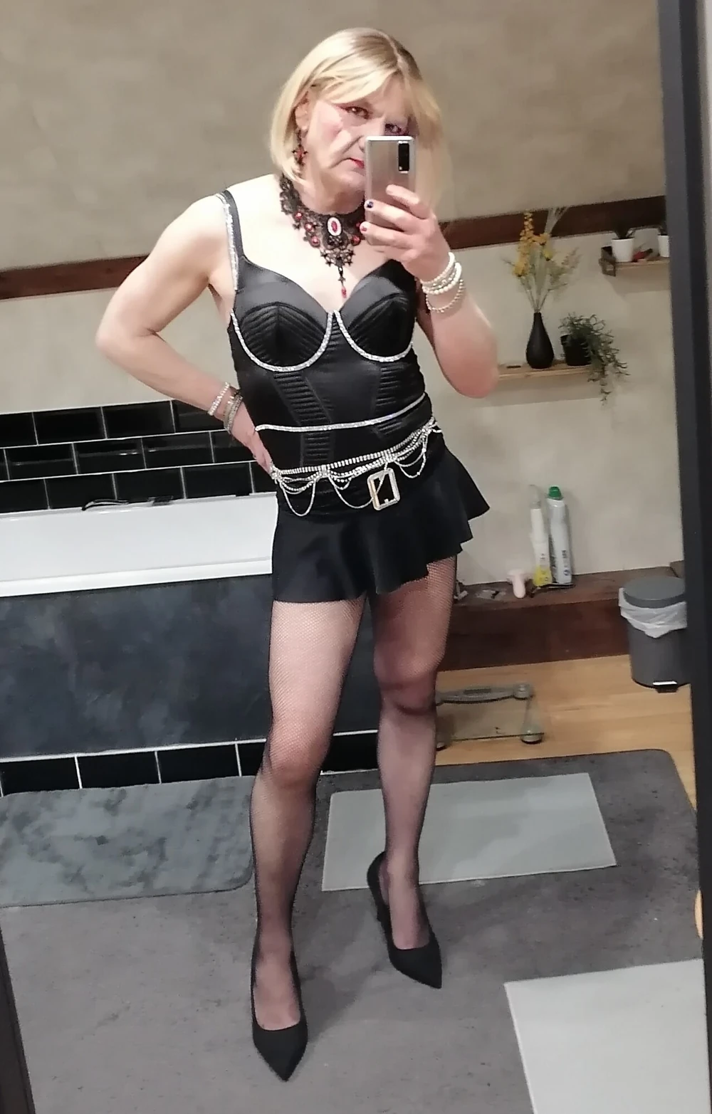 Black bodysuit Sissy Dee Dee #3