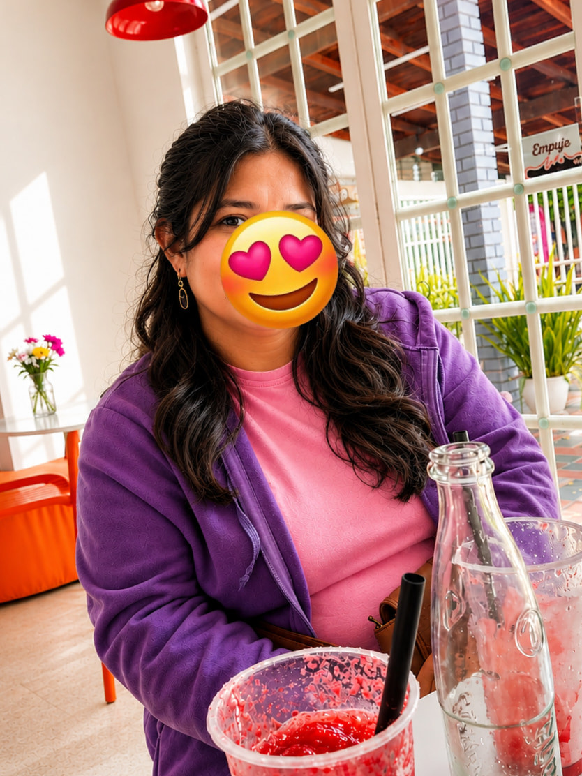 Mi novia disfrutando