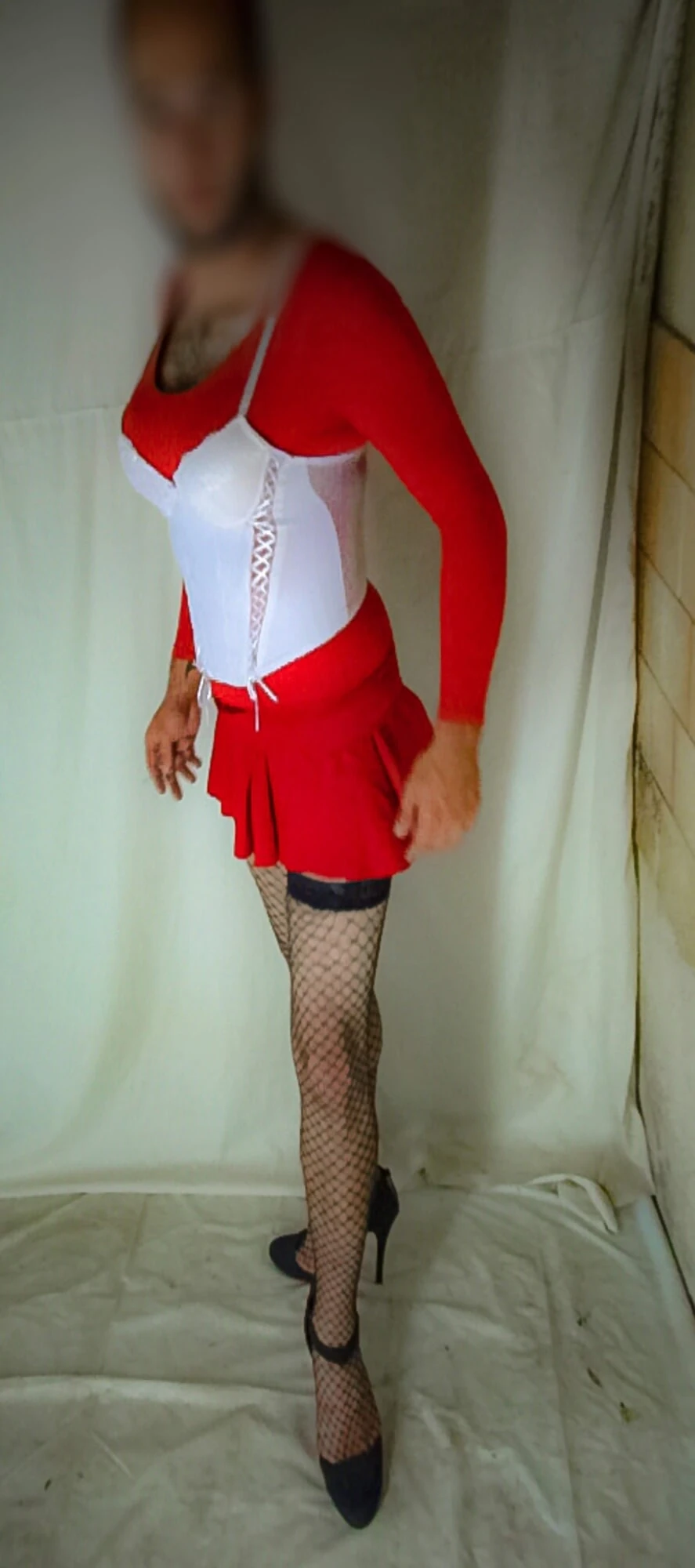 Red skirt. No limits. Just dirty thoughts. 😈 #4